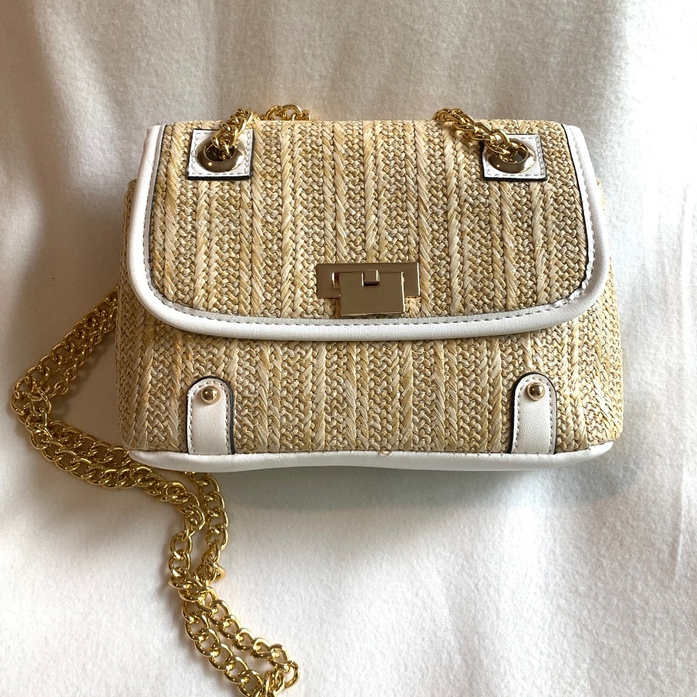 Straw Shoulder Bag (NWOT)